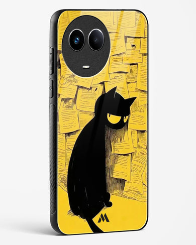 Bad Kitty Glass Case Phone Cover (Realme)