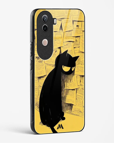 Bad Kitty Glass Case Phone Cover (Vivo)