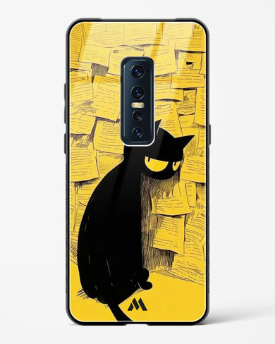 Bad Kitty Glass Case Phone Cover (Vivo)