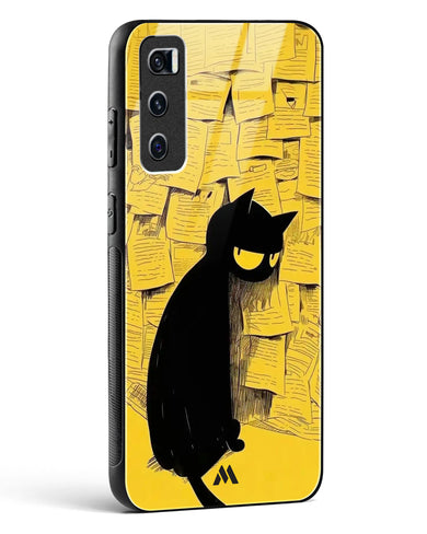 Bad Kitty Glass Case Phone Cover (Vivo)