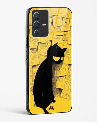 Bad Kitty Glass Case Phone Cover (Vivo)