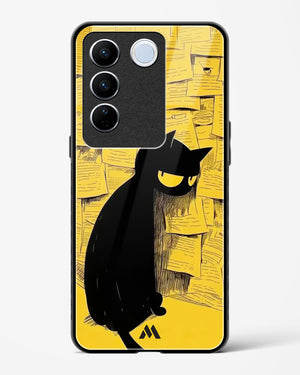 Bad Kitty Glass Case Phone Cover (Vivo)