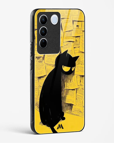 Bad Kitty Glass Case Phone Cover (Vivo)