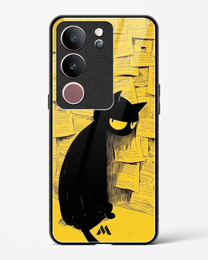 Bad Kitty Glass Case Phone Cover (Vivo)