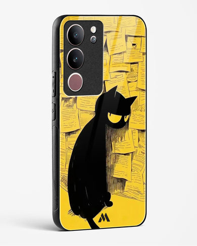 Bad Kitty Glass Case Phone Cover (Vivo)