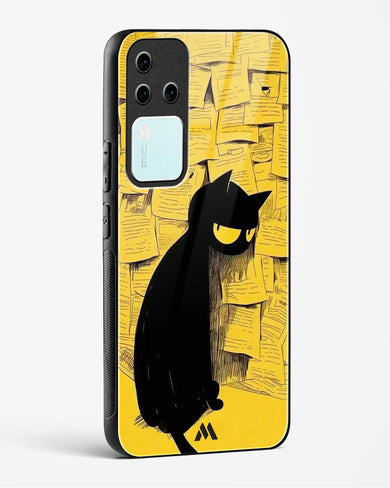 Bad Kitty Glass Case Phone Cover (Vivo)