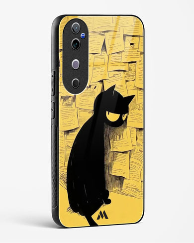 Bad Kitty Glass Case Phone Cover (Vivo)