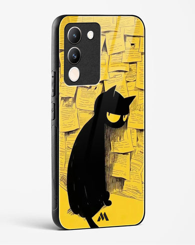 Bad Kitty Glass Case Phone Cover (Vivo)