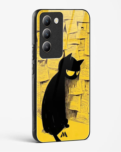 Bad Kitty Glass Case Phone Cover (Vivo)