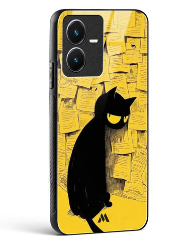 Bad Kitty Glass Case Phone Cover (Vivo)