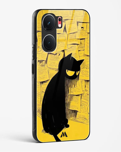 Bad Kitty Glass Case Phone Cover (Vivo)