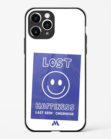 Lost Happiness Glass Case Phone Cover (Apple)