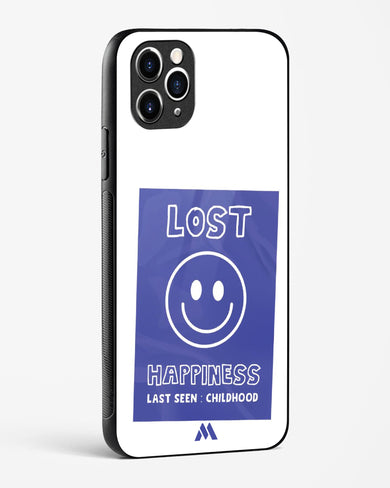 Lost Happiness Glass Case Phone Cover (Apple)