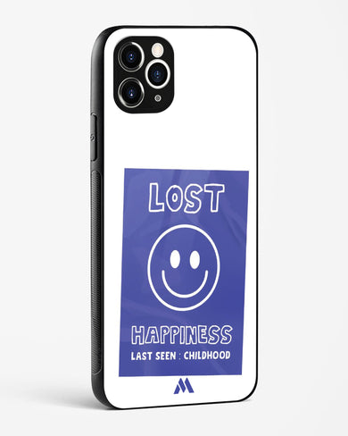 Lost Happiness Glass Case Phone Cover (Apple)