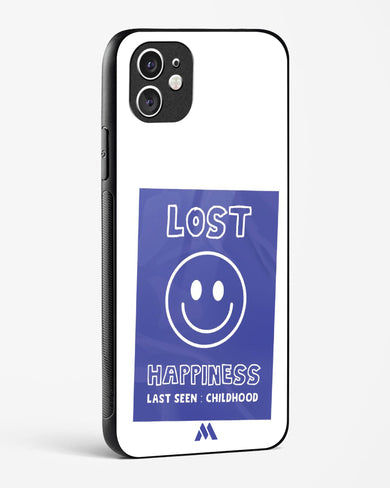 Lost Happiness Glass Case Phone Cover (Apple)