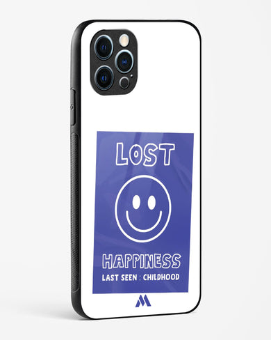 Lost Happiness Glass Case Phone Cover (Apple)