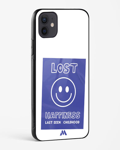 Lost Happiness Glass Case Phone Cover (Apple)