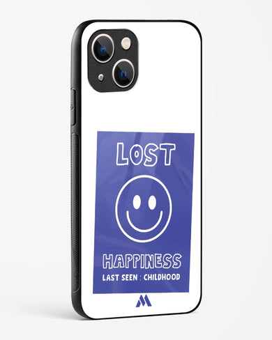 Lost Happiness Glass Case Phone Cover (Apple)