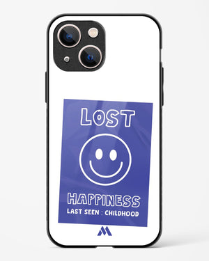 Lost Happiness Glass Case Phone Cover (Apple)