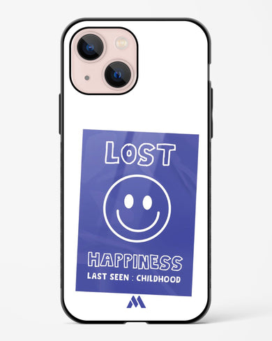 Lost Happiness Glass Case Phone Cover (Apple)