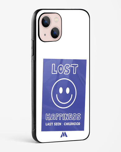 Lost Happiness Glass Case Phone Cover (Apple)