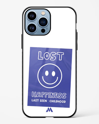 Lost Happiness Glass Case Phone Cover (Apple)