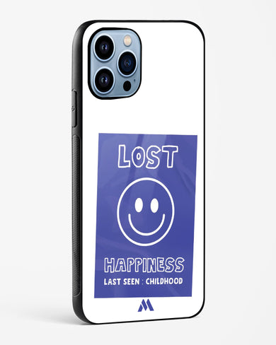 Lost Happiness Glass Case Phone Cover (Apple)