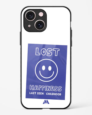 Lost Happiness Glass Case Phone Cover (Apple)