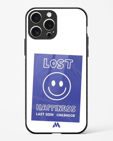 Lost Happiness Glass Case Phone Cover (Apple)