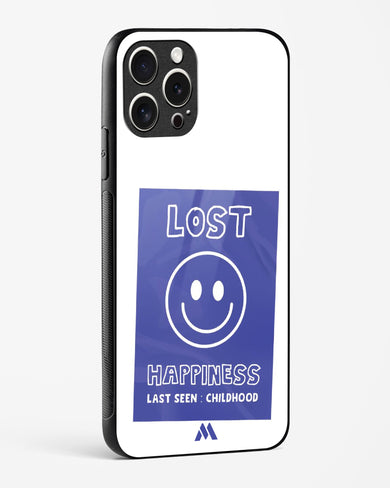 Lost Happiness Glass Case Phone Cover (Apple)