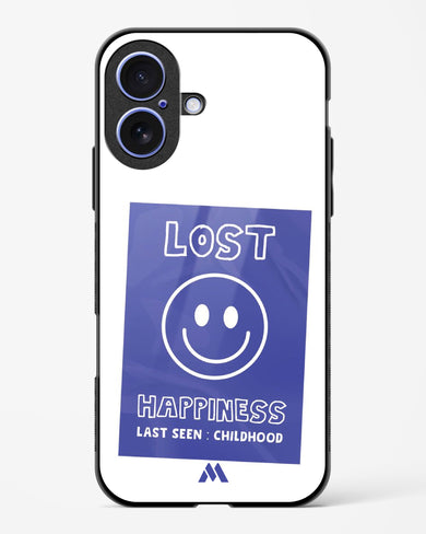 Lost Happiness Glass Case Phone Cover (Apple)