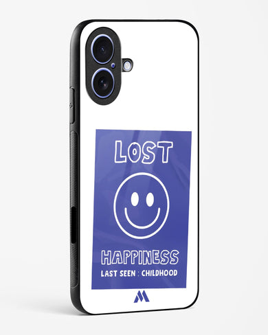 Lost Happiness Glass Case Phone Cover (Apple)