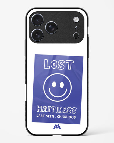 Lost Happiness Glass Case Phone Cover (Apple)