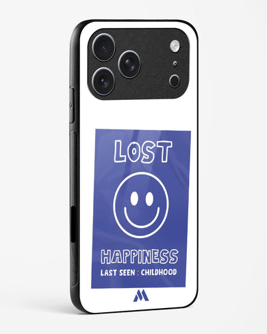 Lost Happiness Glass Case Phone Cover (Apple)