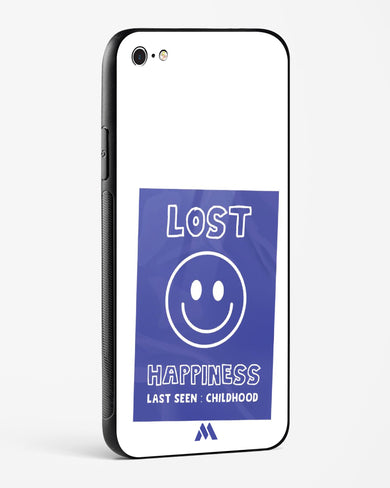 Lost Happiness Glass Case Phone Cover (Apple)
