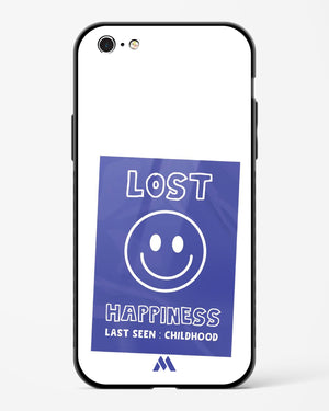 Lost Happiness Glass Case Phone Cover (Apple)