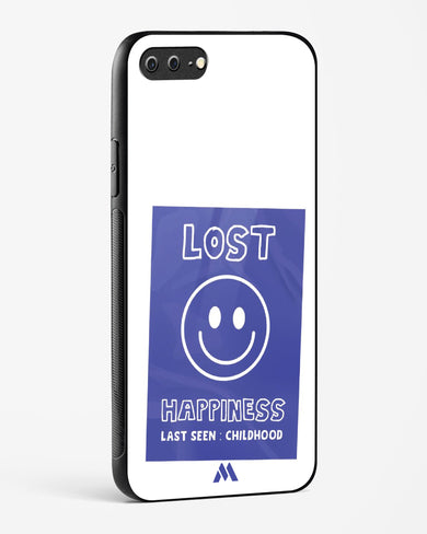 Lost Happiness Glass Case Phone Cover (Apple)