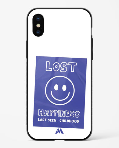 Lost Happiness Glass Case Phone Cover (Apple)