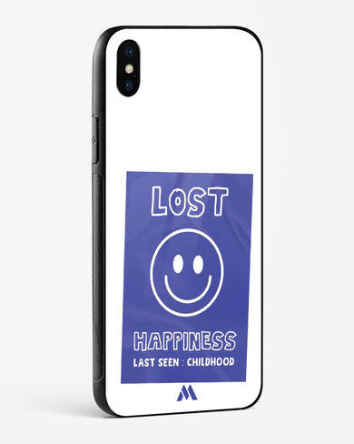 Lost Happiness Glass Case Phone Cover (Apple)