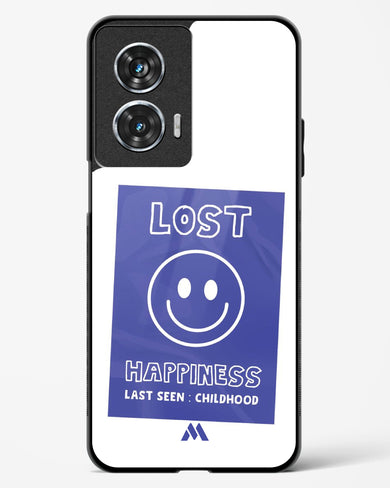 Lost Happiness Glass Case Phone Cover (Motorola)