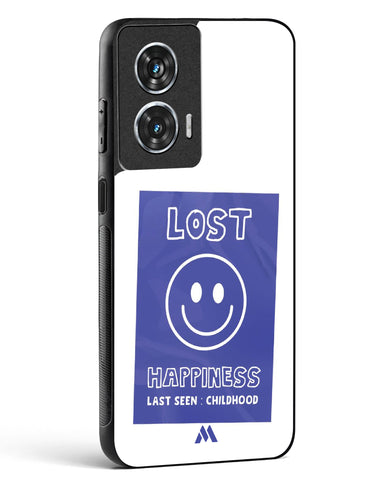 Lost Happiness Glass Case Phone Cover (Motorola)