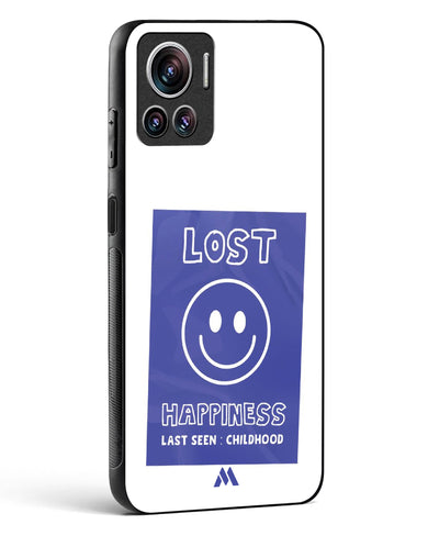 Lost Happiness Glass Case Phone Cover (Motorola)