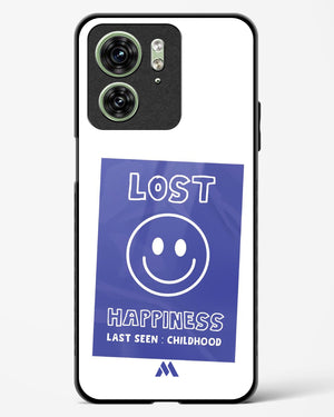 Lost Happiness Glass Case Phone Cover (Motorola)