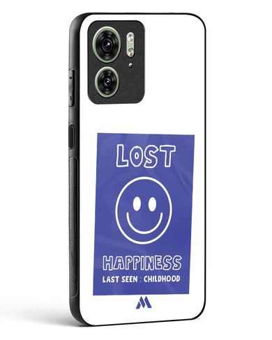 Lost Happiness Glass Case Phone Cover (Motorola)