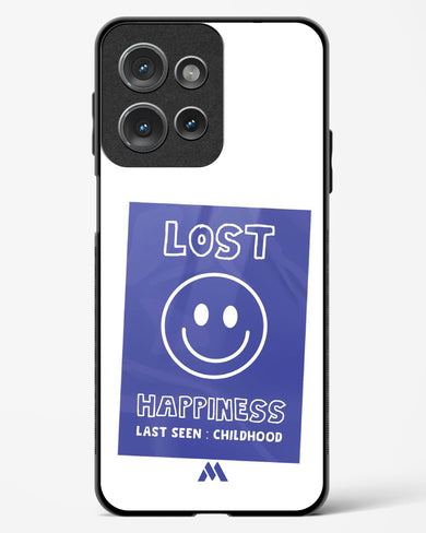 Lost Happiness Glass Case Phone Cover (Motorola)