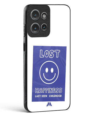 Lost Happiness Glass Case Phone Cover (Motorola)