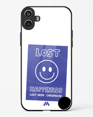 Lost Happiness Glass Case Phone Cover (Nothing)