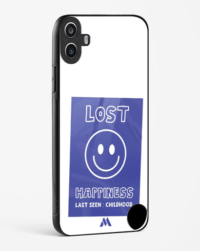 Lost Happiness Glass Case Phone Cover (Nothing)