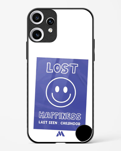 Lost Happiness Glass Case Phone Cover (Nothing)