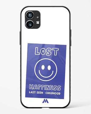 Lost Happiness Glass Case Phone Cover (Nothing)